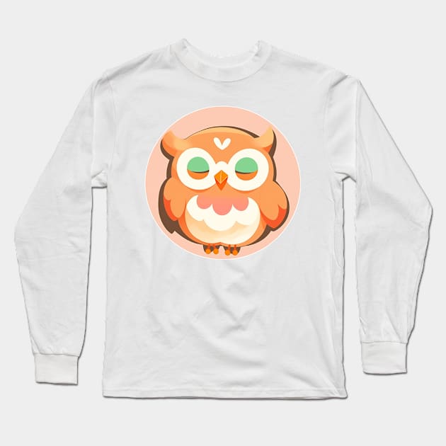 Owl Long Sleeve T-Shirt by Underground Cargo